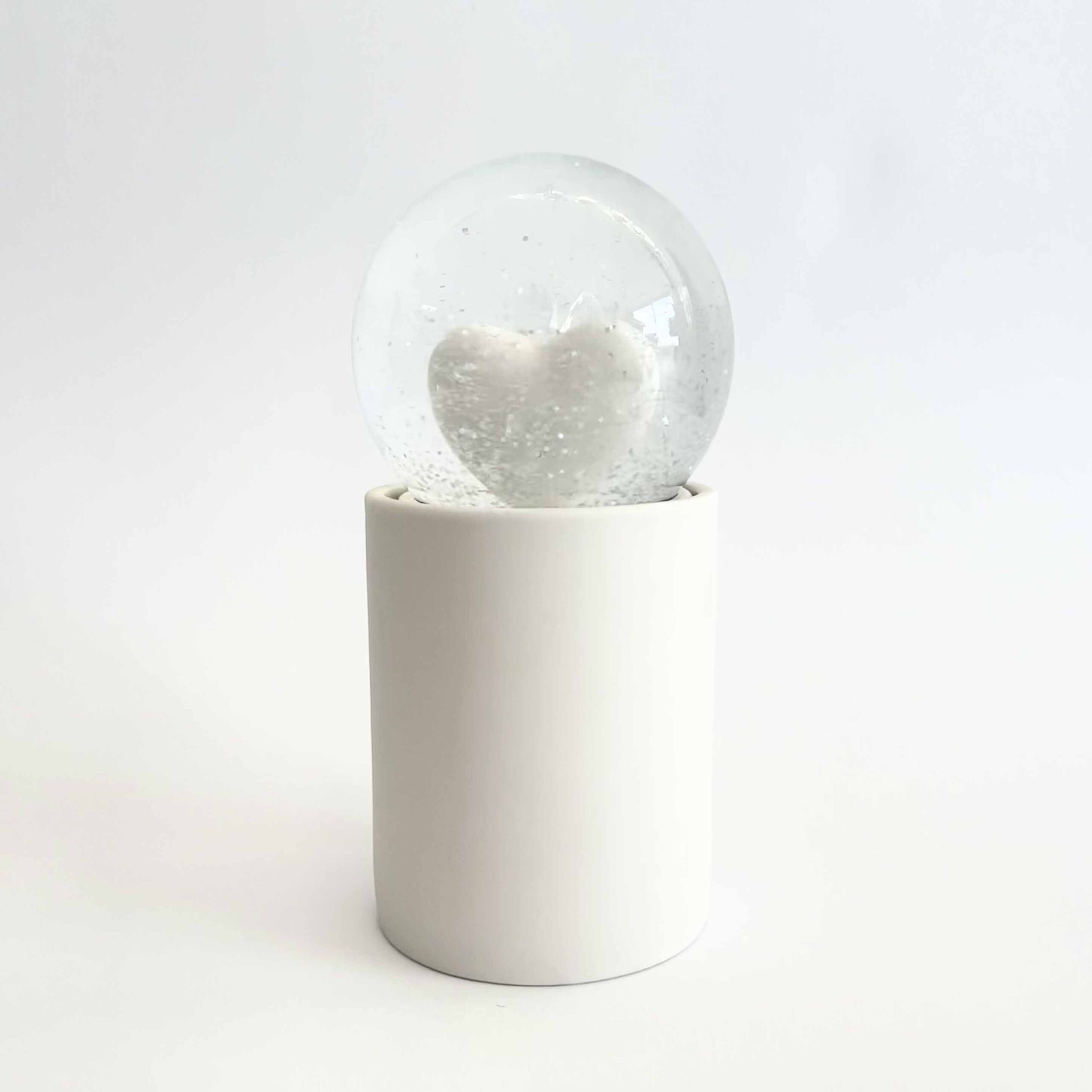 BYE Heart Globe design mini urn